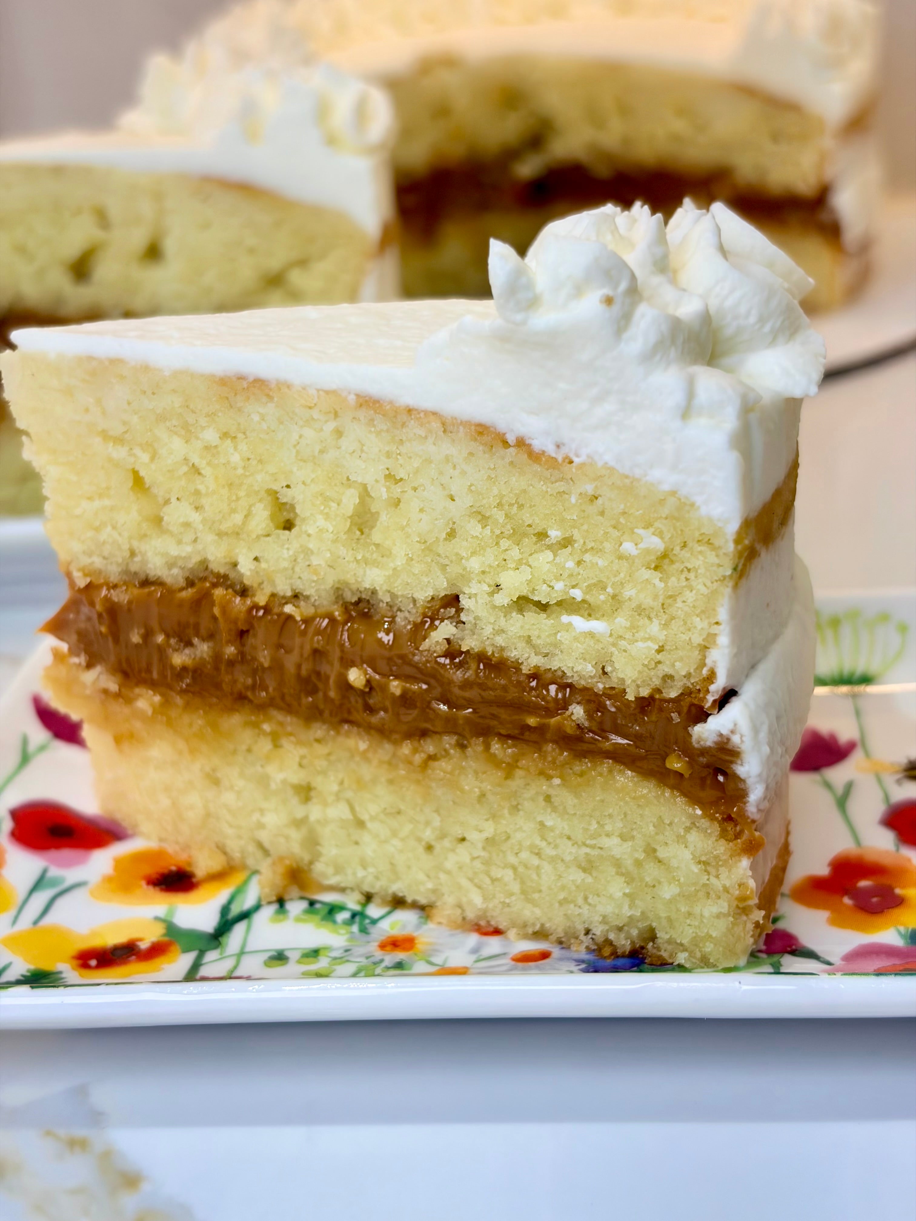 Naked Vanilla Cake
